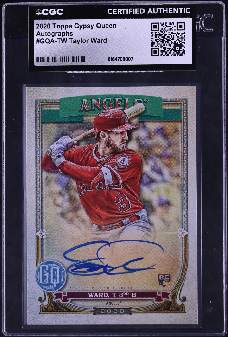 2020 Topps Gypsy Queen Autographs Taylor Ward ROOKIE AUTO #GQA-TW CGC AUTH