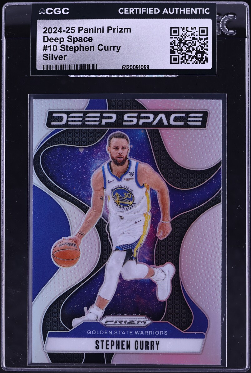 2024 Panini Prizm Deep Space Silver Stephen Curry #10 CGC AUTH