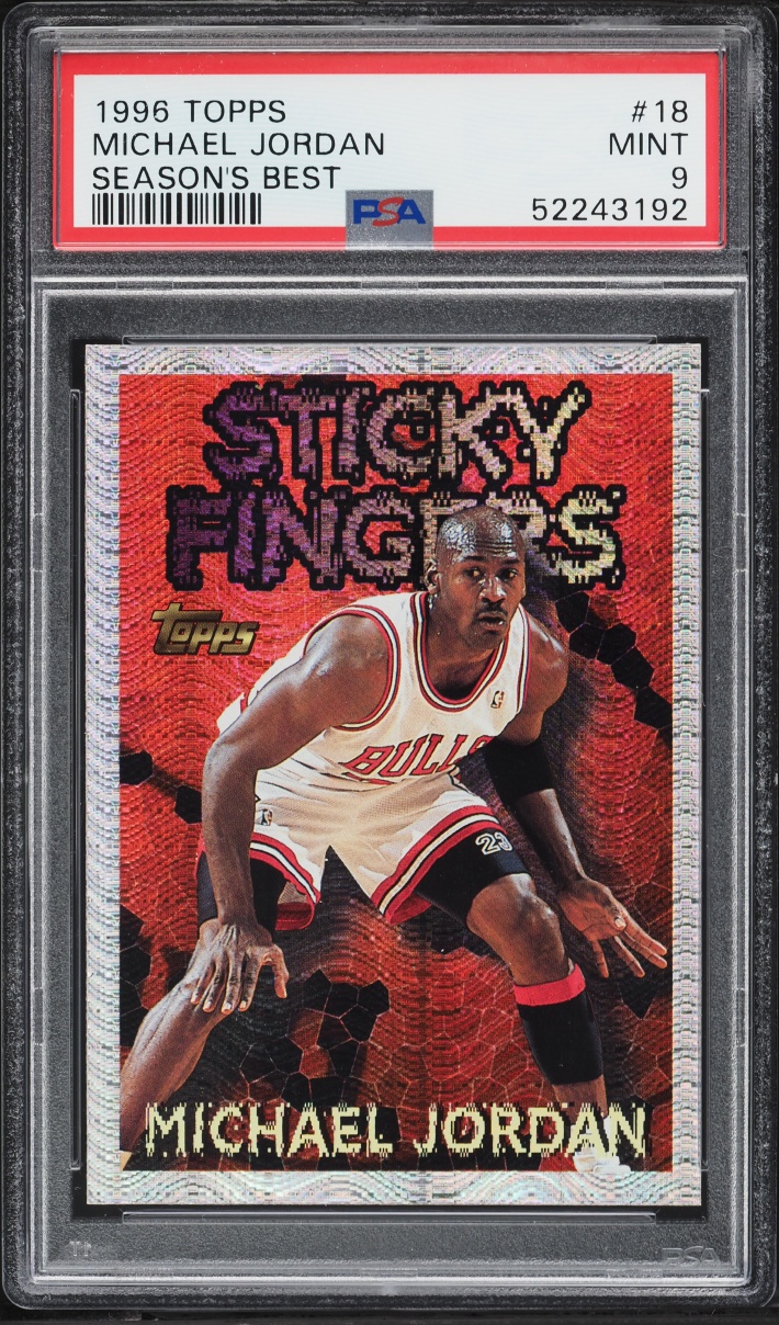 1996 Topps Season's Best Michael Jordan #18 PSA 9 MINT