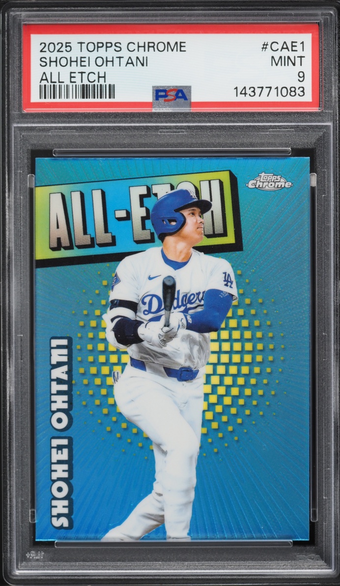 2025 Topps Chrome All-Etch Shohei Ohtani #CAE-1 PSA 9 MINT