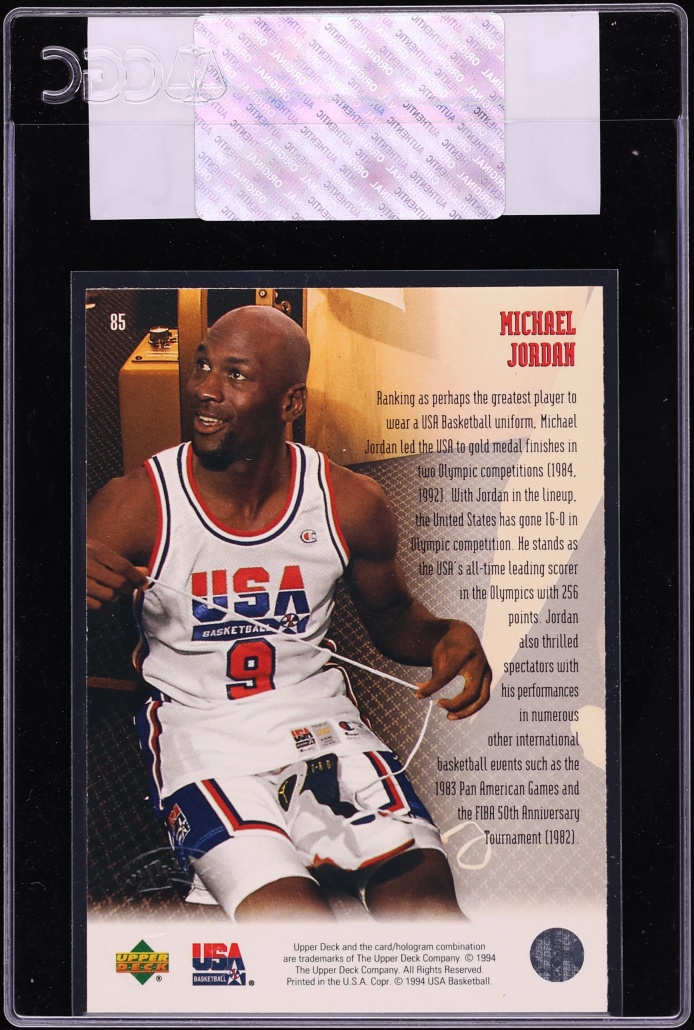 1994 Upper Deck USA Michael Jordan #85 CGC AUTH