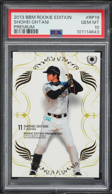 2018 Bowman Shohei Ohtani ROOKIE #49 PSA 10 GEM MINT on