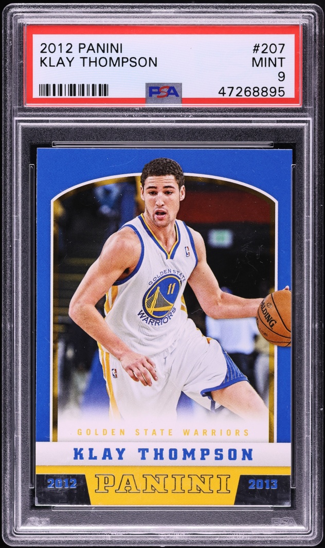 2012 Panini Basketball Klay Thompson ROOKIE #207 PSA 9 MINT