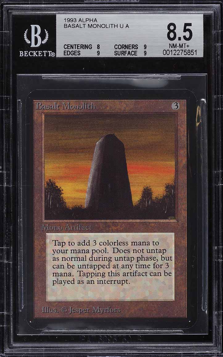 1993 Magic The Gathering MTG Beta Forcefield R A BGS 9 MINT on