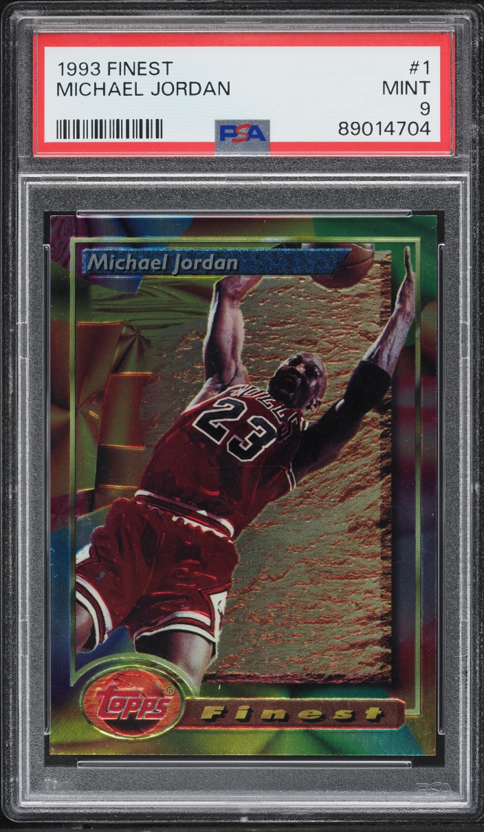 1993 Finest Basketball Michael Jordan #1 PSA 9 MINT