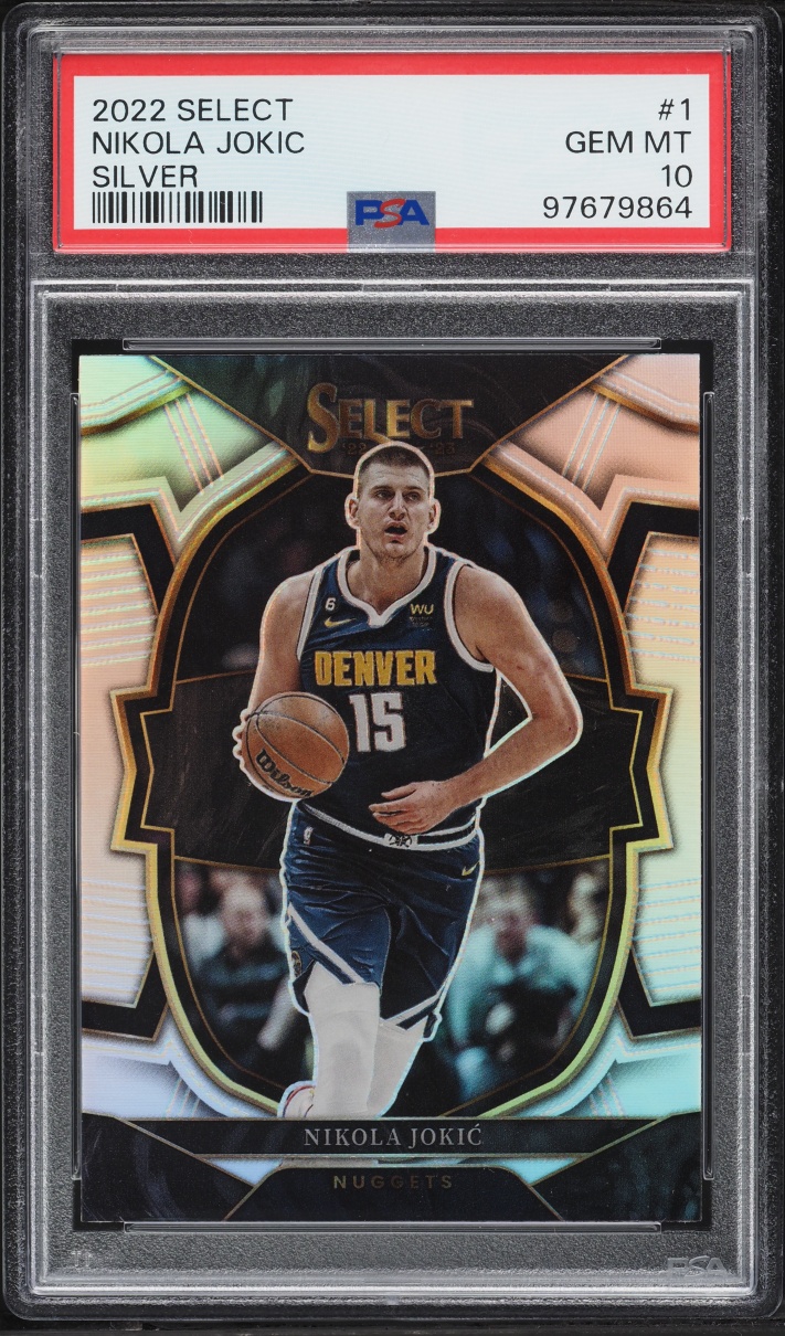 2022 Select Concourse Silver Nikola Jokic #1 PSA 10 GEM MINT - Photo 1