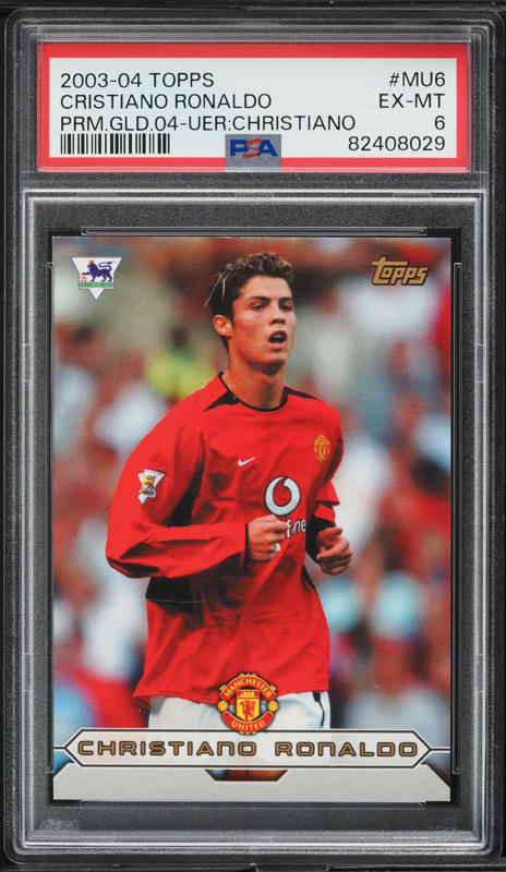その他 PSA 2004 SP AUTHENTIC CRISTIANO RONALDO Soccer - 2004 Upper Deck SP Authentic Manchester United