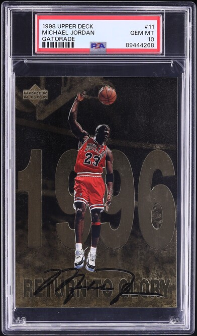 1998 Upper Deck Gatorade Michael Jordan #11 PSA 10 GEM MINT