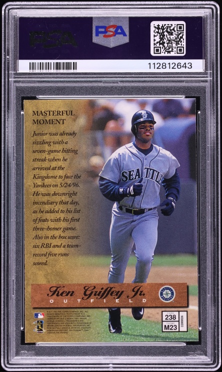1997 Finest Ken Griffey Jr. #238 PSA 10 GEM MINT