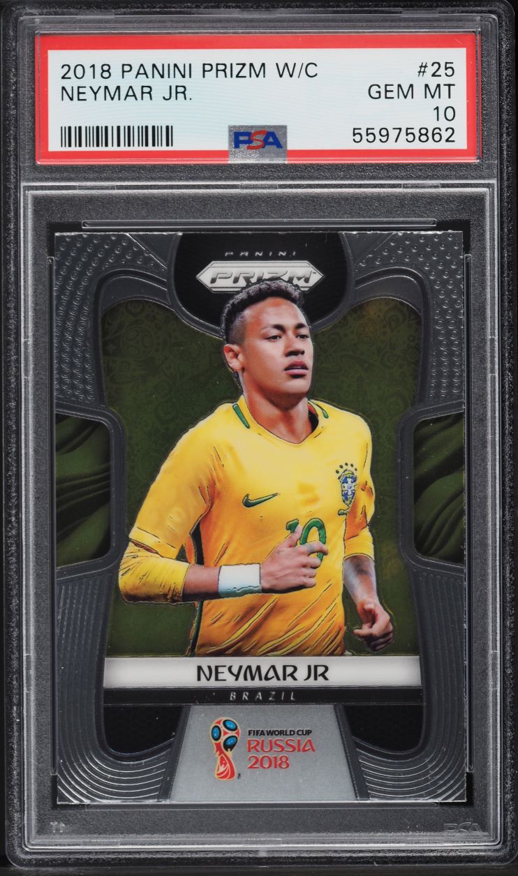2014 Panini Prizm World Cup Neymar Jr AUTO #112 PSA/DNA 10 GEM