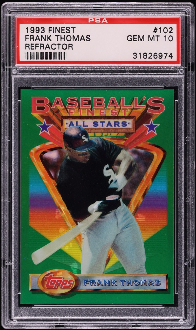 1993 Finest Refractor Frank Thomas ALL-STAR #102 PSA 10 GEM MINT