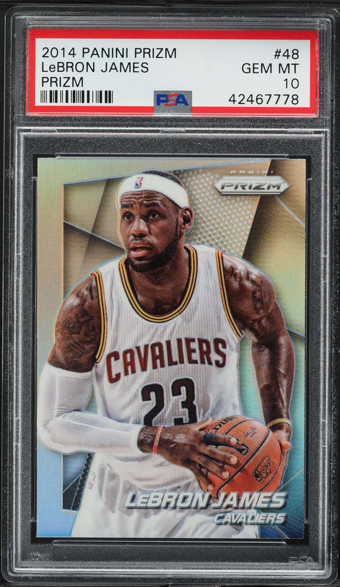 2014 Panini Prizm Silver LeBron James #48 PSA 10 GEM MINT