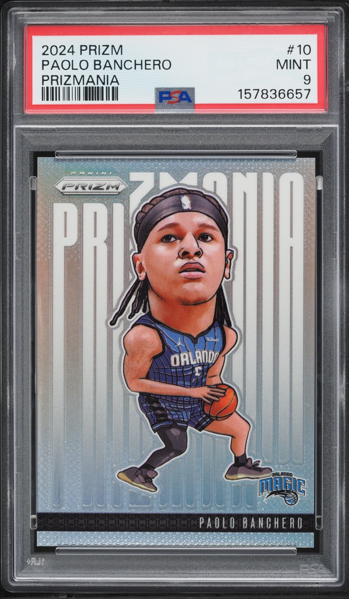 2024 Panini Prizm Prizmania Paolo Banchero #10 PSA 9 MINT