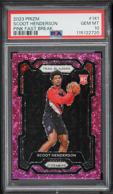 2023 Select Premier Black Disco Scoot Henderson ROOKIE 1/1 #129