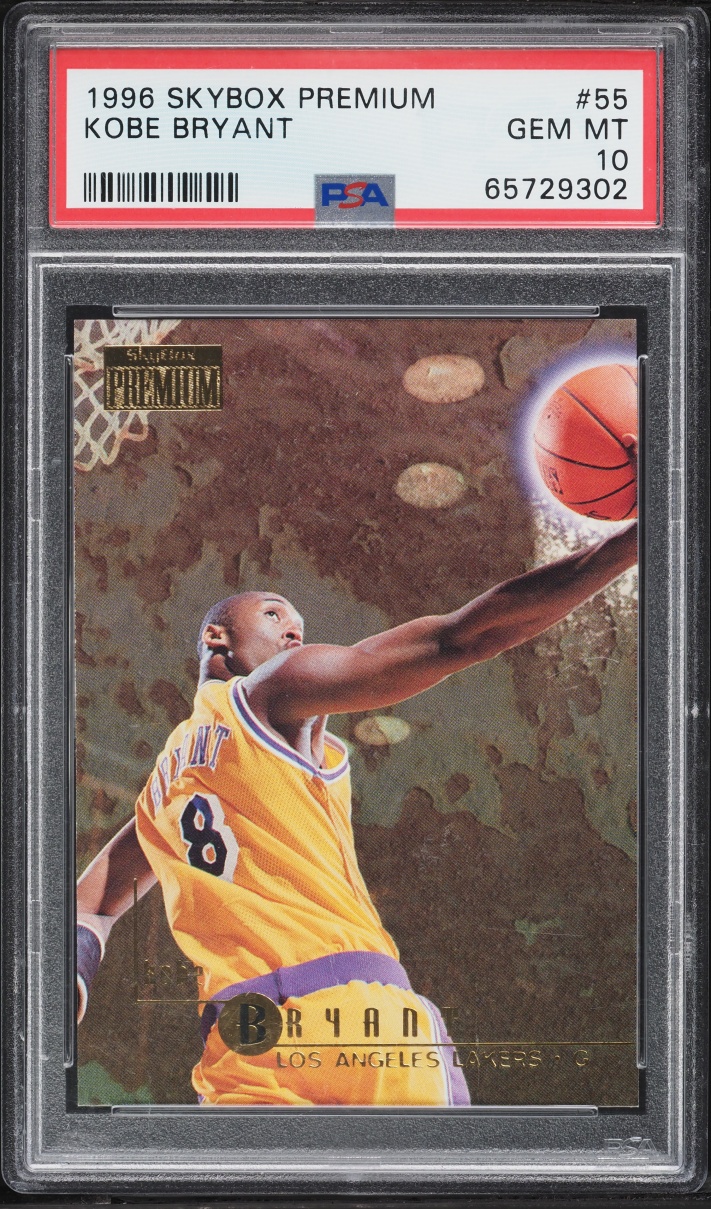 1996 Skybox Premium Kobe Bryant ROOKIE #55 PSA 10 GEM MINT