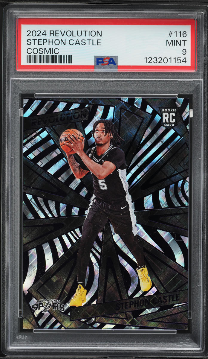 2024 Panini Revolution Cosmic Stephon Castle ROOKIE /99 #116 PSA 9 MINT