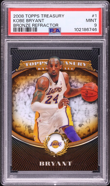 2008 Topps Chrome Kobe Bryant w/ LeBron James #24 PSA 10 GEM MINT