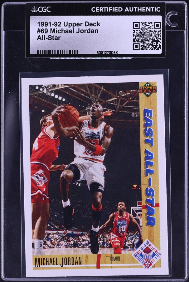 2013 Upper Deck All-Time Greats Michael Jordan AUTO /45 PSA
