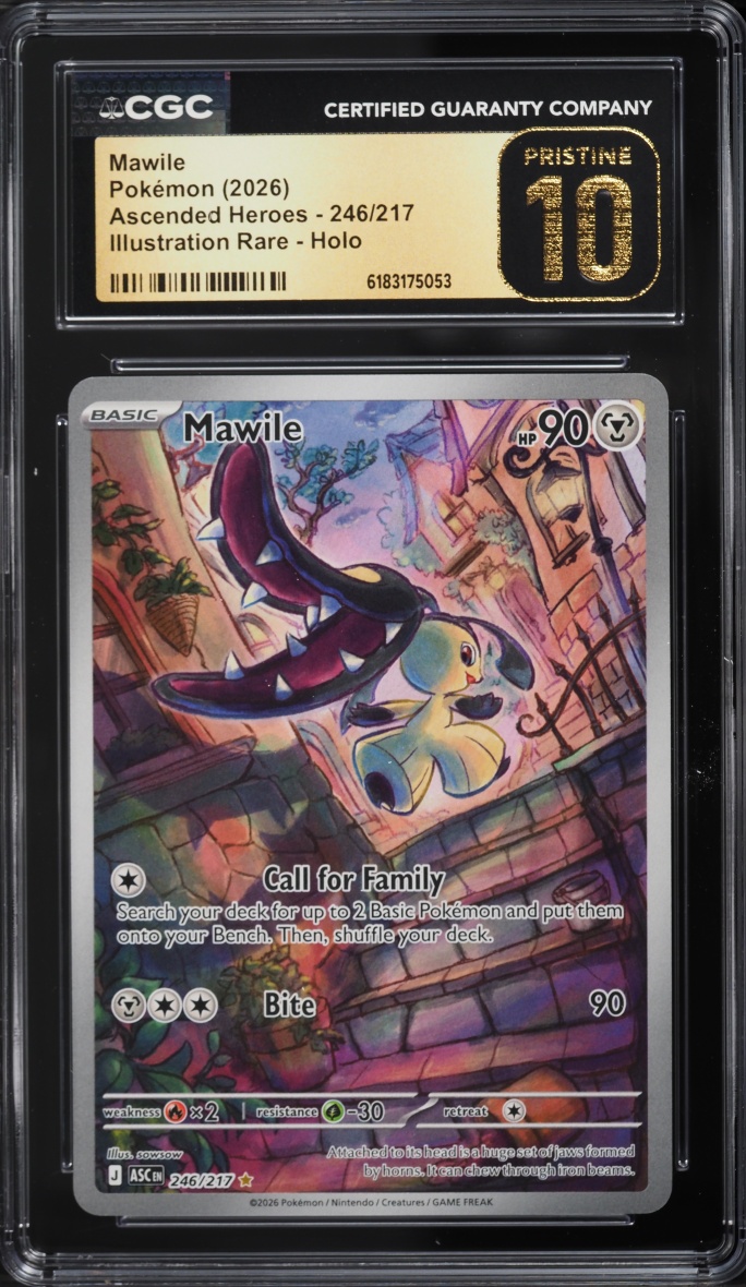 2026 #246 Mawile CGC 10 Pokemon Mega Evolution Ascended Heroes Ir