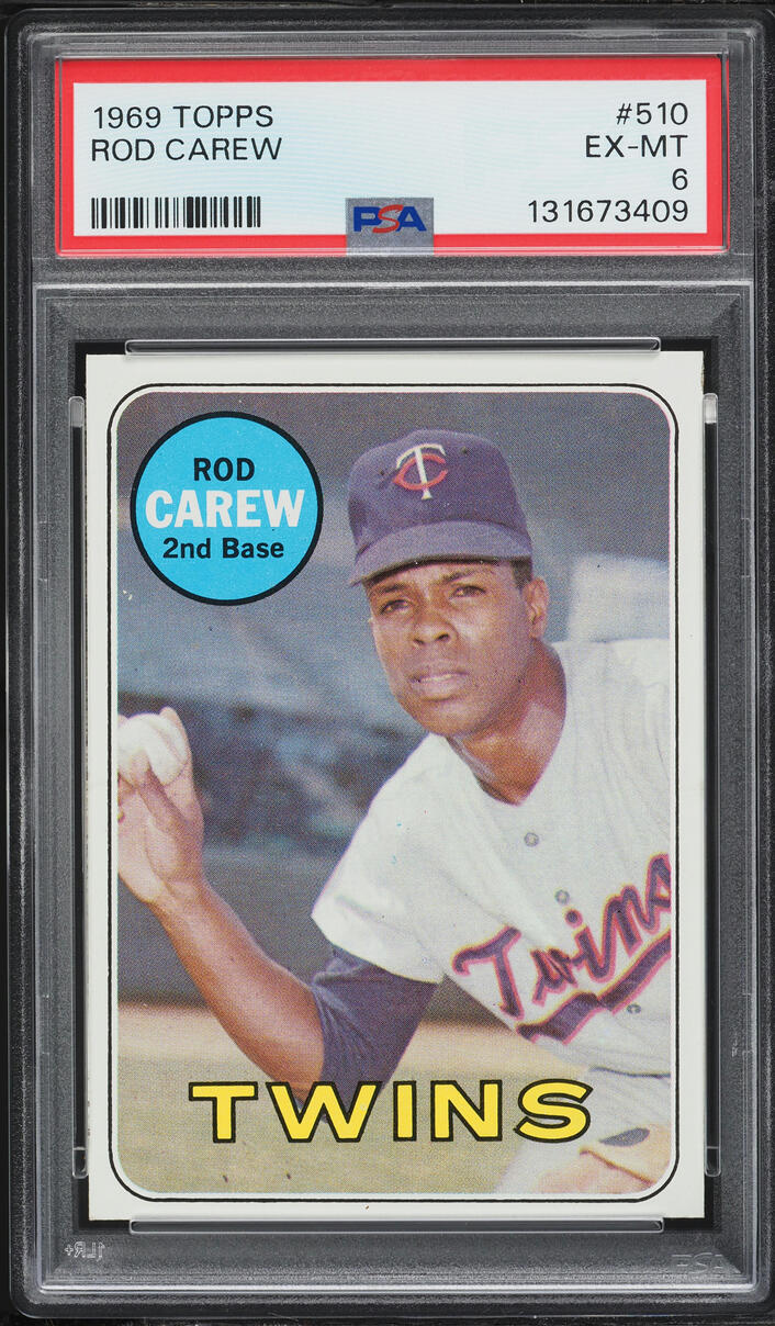 1969 Topps Rod Carew #510 PSA 6 EXMT