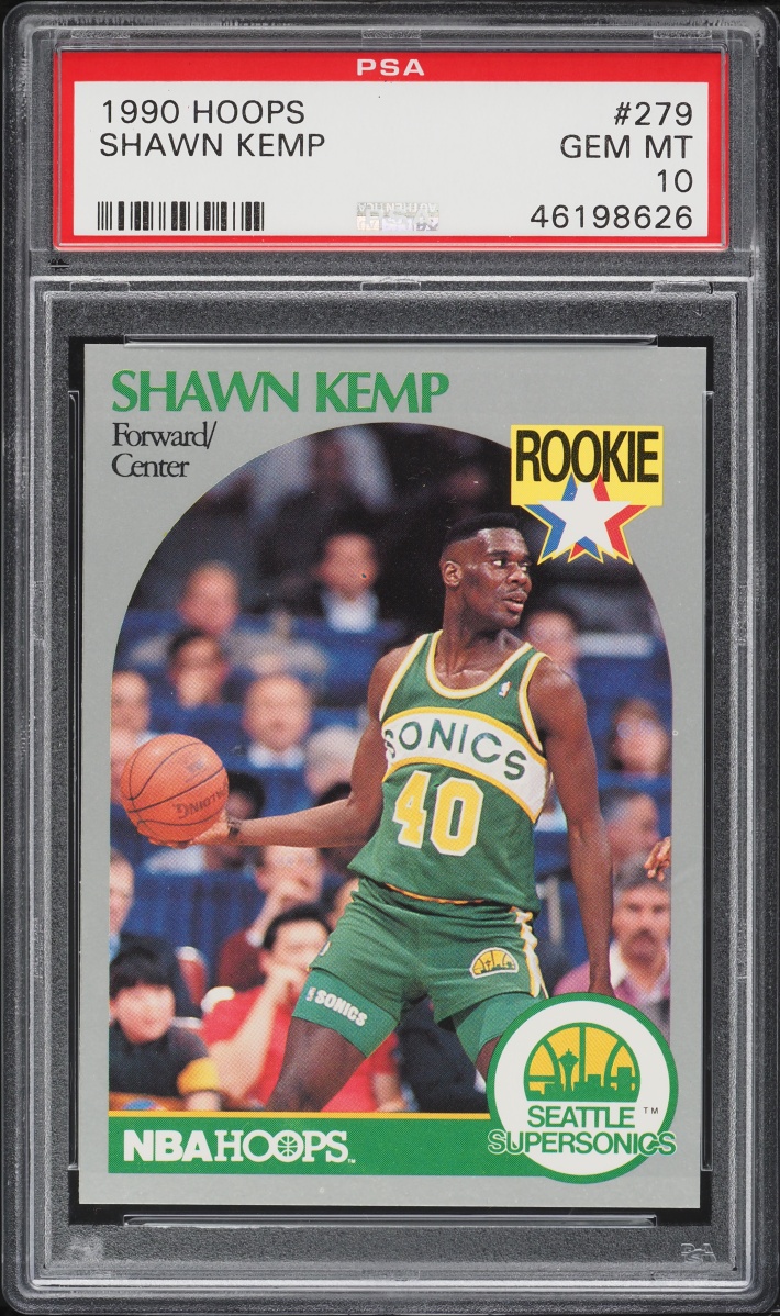 1990 Hoops Shawn Kemp ROOKIE #279 PSA 10 GEM MINT