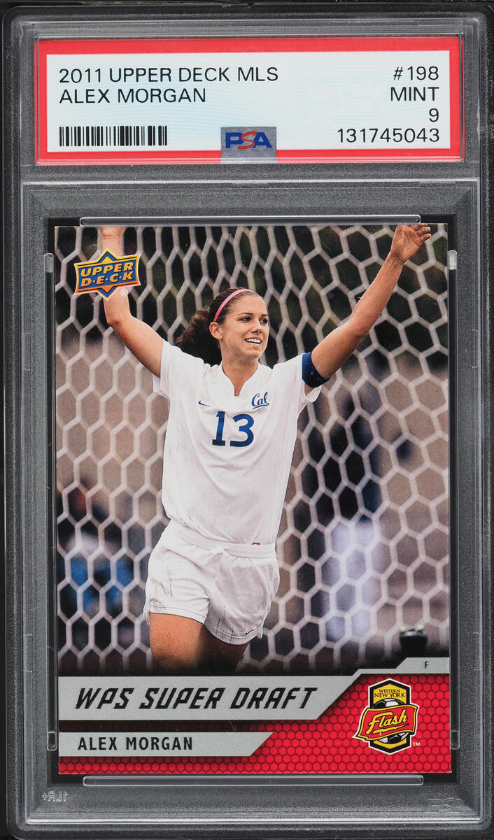 2011 Upper Deck MLS Alex Morgan ROOKIE #198 PSA 9 MINT