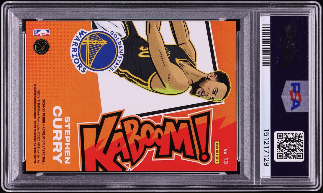 2024 Panini Revolution Kaboom! Horizontal Stephen Curry #13 PSA 10 GEM MINT