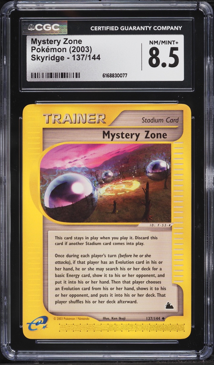 2003 Pokemon Skyridge Mystery Zone #137 CGC 8.5 NM-MT+