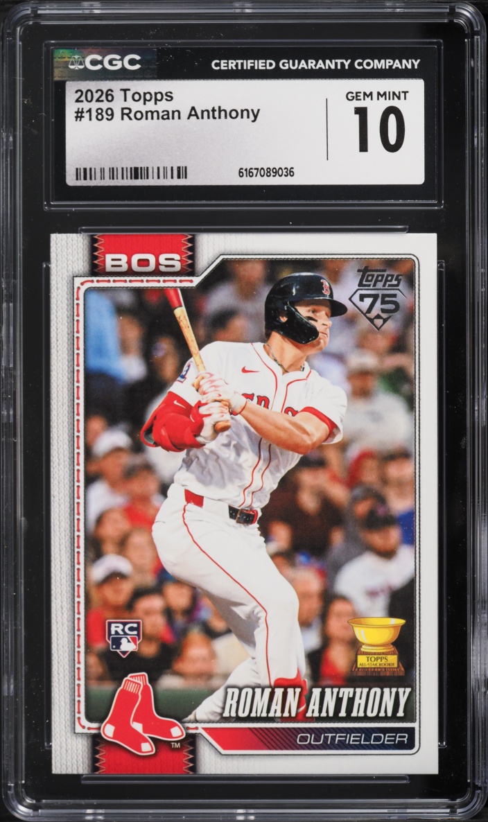 2026 Topps Roman Anthony ROOKIE #189 CGC 10 GEM MINT