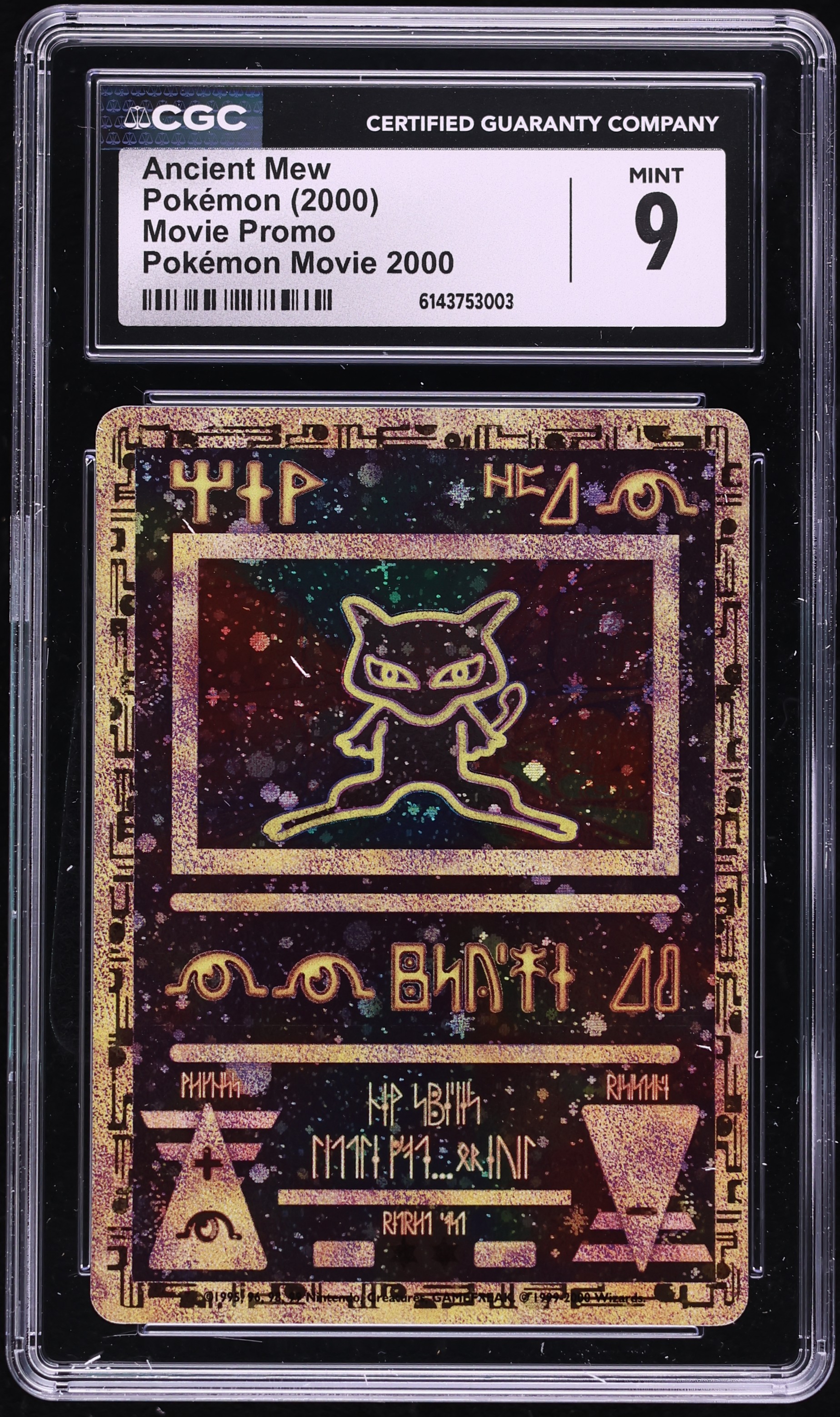 2000 Pokemon Movie Promo Ancient Mew CGC 9 MINT