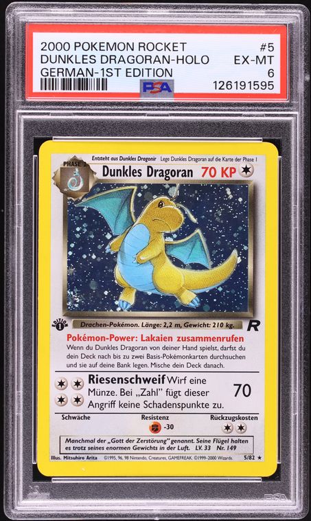 2000 Pokemon Promo Nintendo Power 60 HP Holo Dark Persian #17 PSA