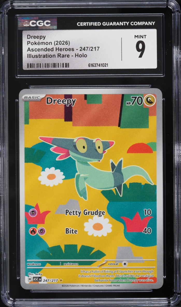 2026 Pokemon Mega Evolution Ascended Heroes IR Dreepy #247 CGC 9 MINT