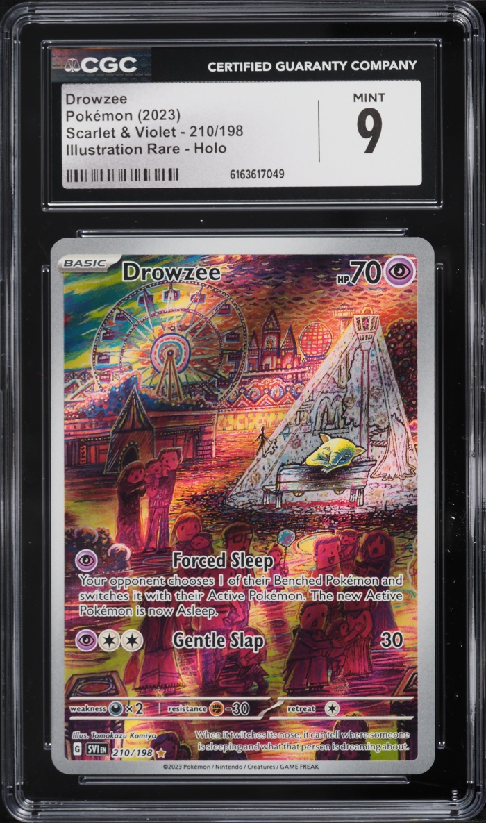 2023 Pokemon Scarlet & Violet IR Drowzee #210 CGC 9 MINT