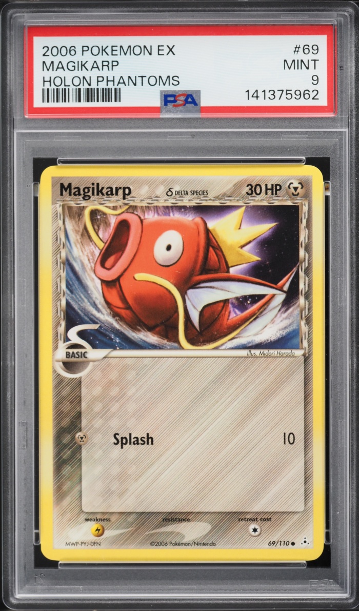 2006 Pokemon Ex Holon Phantoms Magikarp #69 PSA 9 MINT