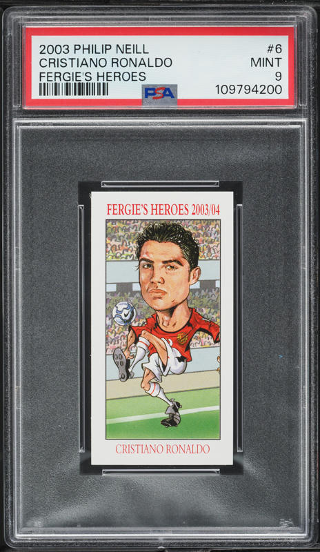 2004 SP Authentic Manchester United Cristiano Ronaldo #37