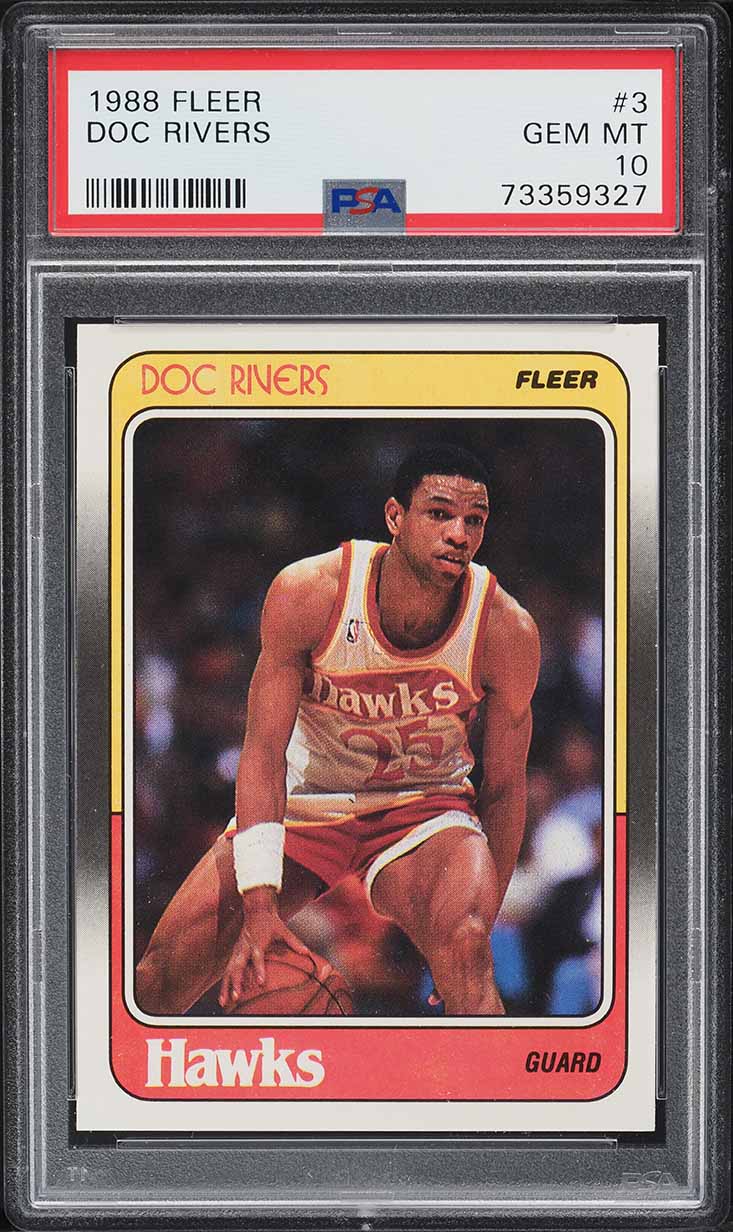 1988 Fleer Basketball Doc Rivers #3 PSA 10 GEM MINT