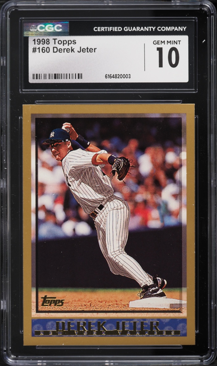 1998 Topps Derek Jeter #160 CGC 10 GEM MINT