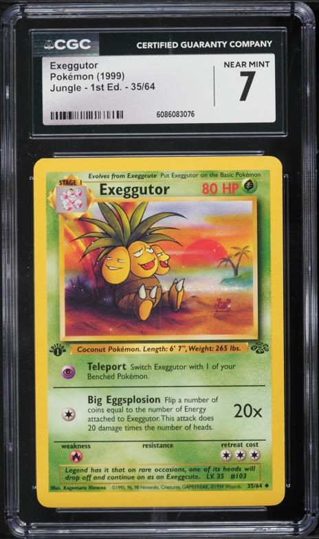 1999 Pokemon Japanese Coin Promo Challenge Road Exeggutor PSA 9