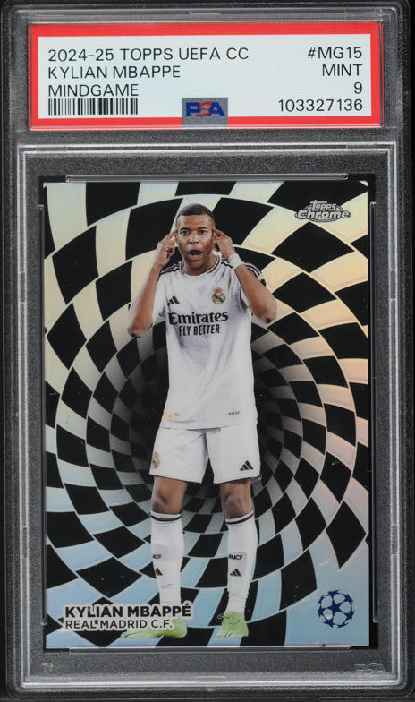 2018 Topps Match Attax UEFA Man Of The Match Kylian Mbappe ROOKIE