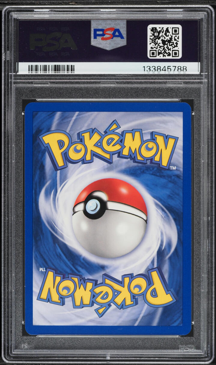 2005 Pokemon Italian EX Deoxys Reverse Holo Mightyena #12 PSA 8 NM-MT