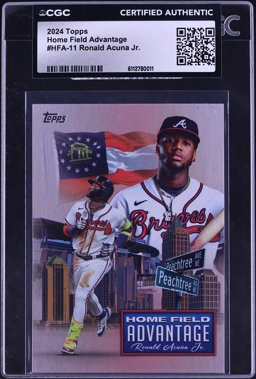 2024 Topps Home Field Advantage Ronald Acuna Jr. #HFA-11 CGC AUTH