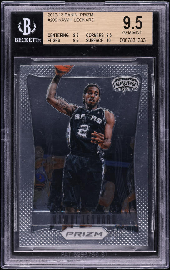 2013 Panini Prizm Kawhi Leonard #143 PSA 9 MINT on Fanatics