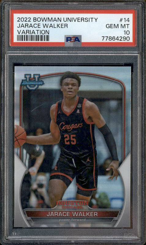 2022 Bowman Chrome University Variation #14 Jarace Walker PSA 10 - Main Image
