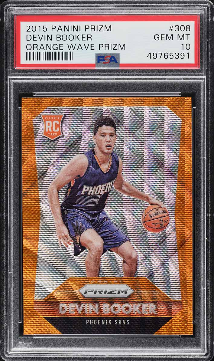 2015 Panini Prizm Devin Booker ROOKIE AUTO #P-DBK BGS 9.5 GEM MINT