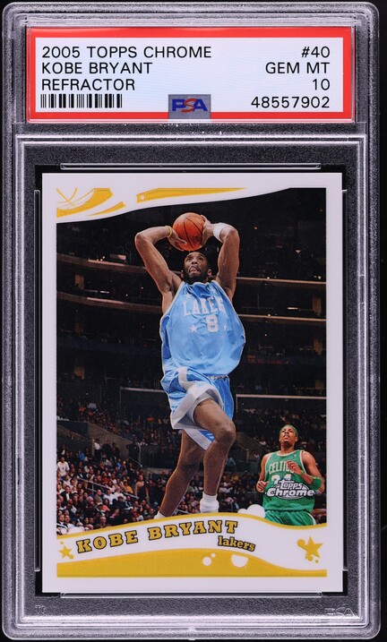 その他 2001 Topps Chrome refractor Kobe Bryant Kobe Bryant 2001 Topps Chrome #50 Refractor Price Guide