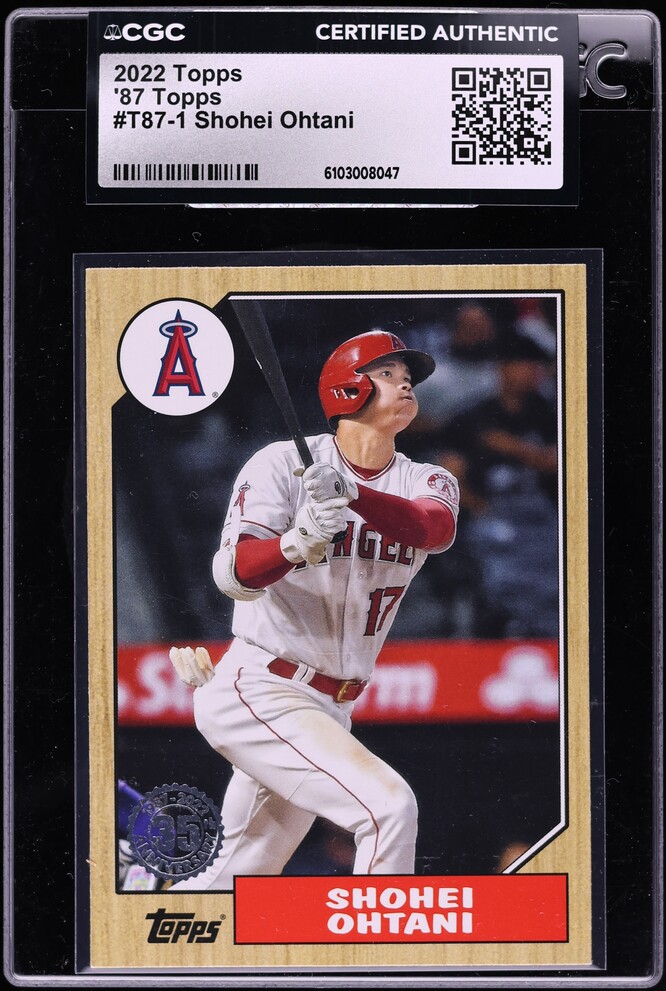 2022 Topps '87 Shohei Ohtani #T87-1 CGC AUTH