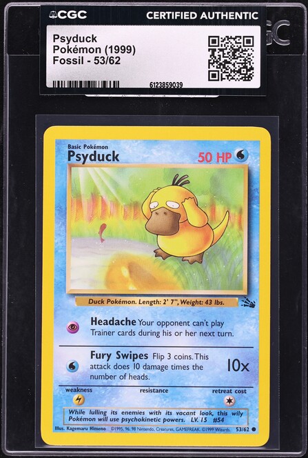 2023 Pokemon Japanese Scarlet & Violet 151 AR Psyduck #175 CGC 8.5