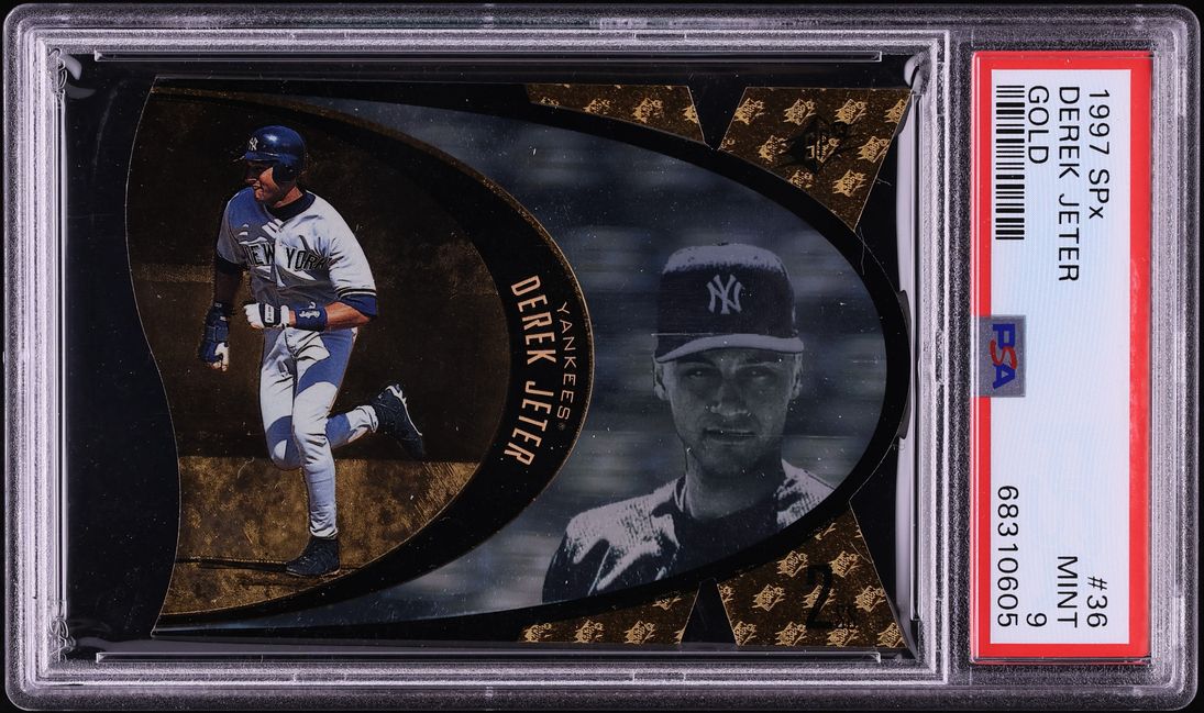 1997 SPx Gold Die-Cut Derek Jeter #SPX36 PSA 9 MINT