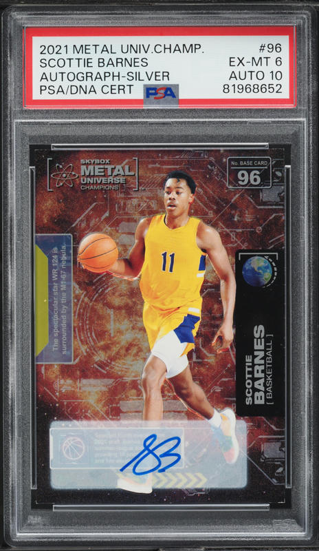その他 Scottie Barnes RC auto prizm 2021 Prizm Scottie Barnes RC Rookie Blue Fast Break PSA 9 /150