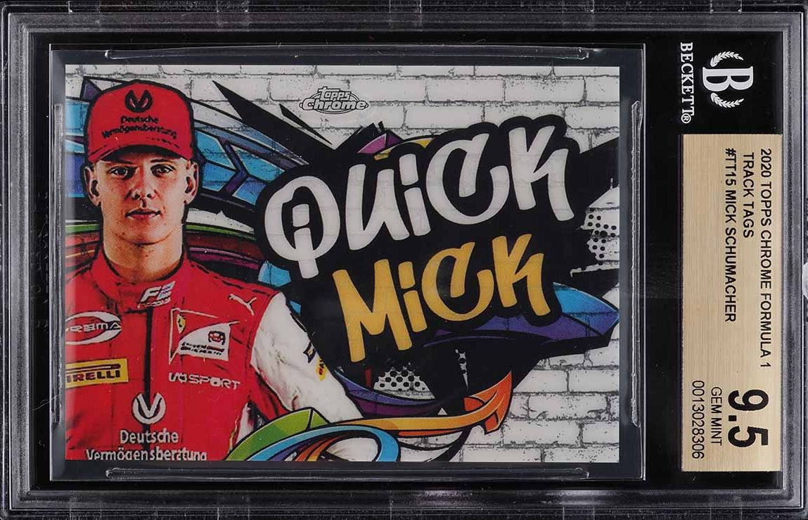 2020 Topps Now Formula 1 F1 Mick Schumacher ROOKIE #22 PSA 10 GEM